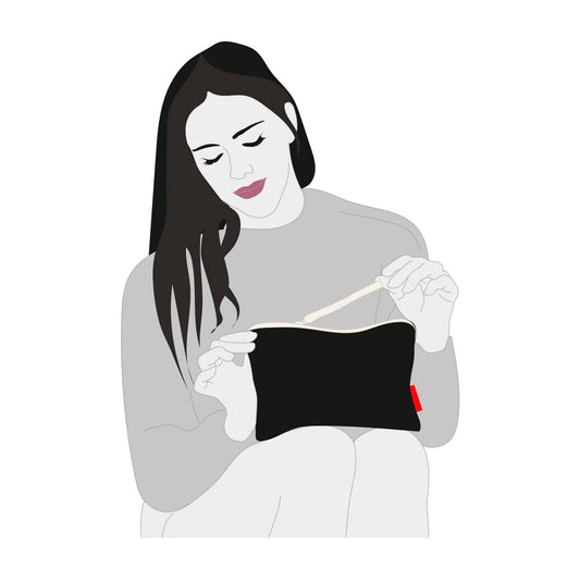 Handbags "Love matters" Zwart