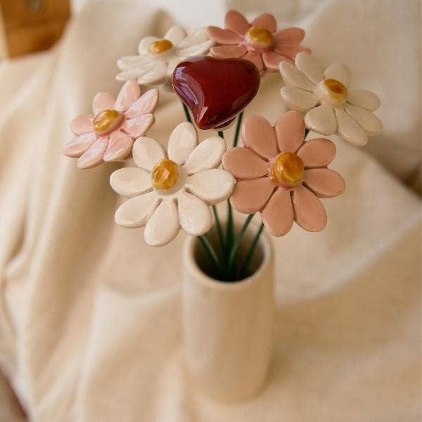 Het is fijn dat je bestaat, Bouquet.: Boeket gebonden en met strik