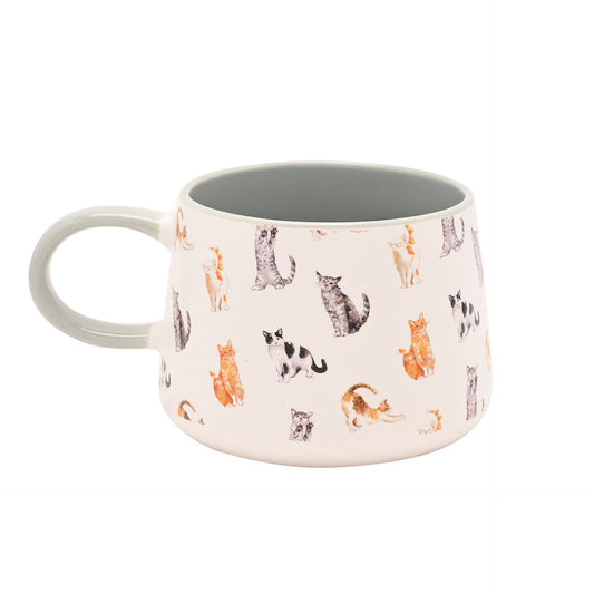 De Wildlife door Ling Designs Keramische Mok met Kattenpatroon