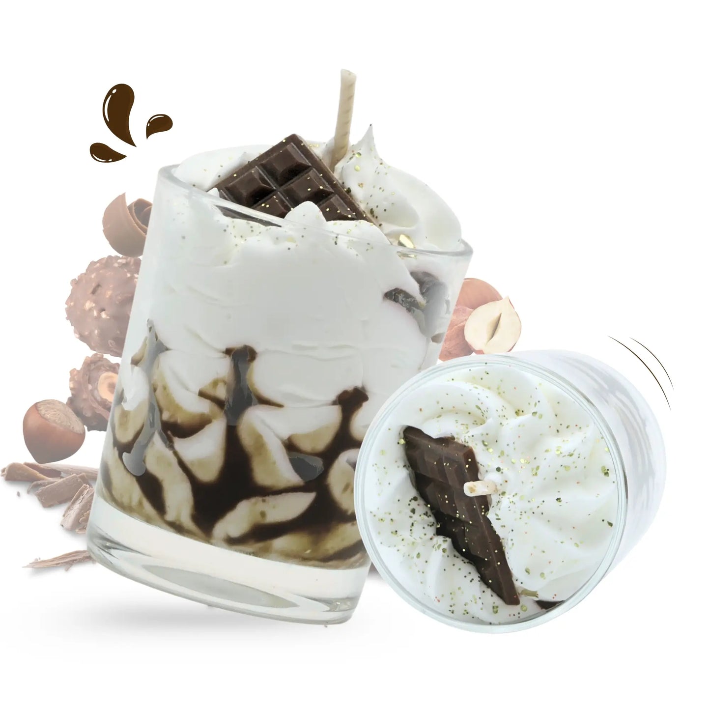 Mini geurkaars Rocher praliné