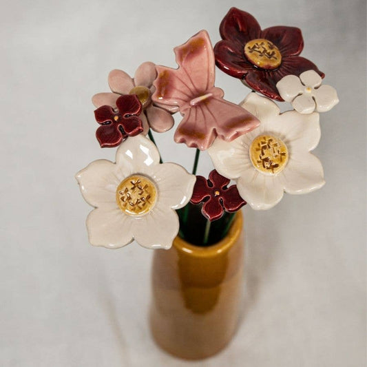 Voor mama, boeket: Roze / Vastgebonden & met strik