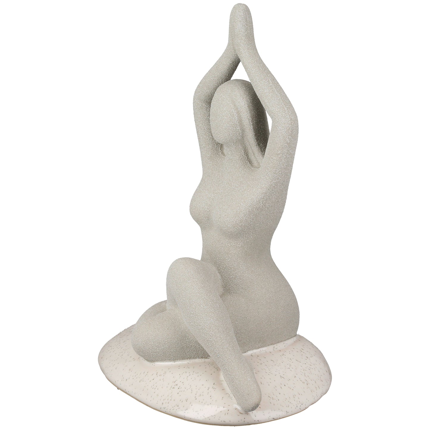 Vrouw steen H. 22,5 cm