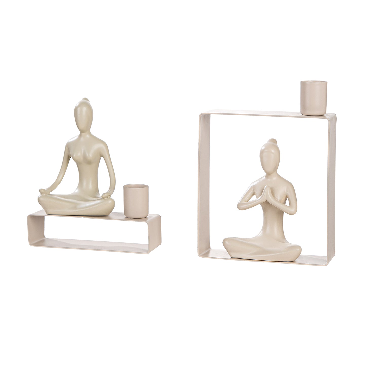 Kaarsenhouder yoga 1