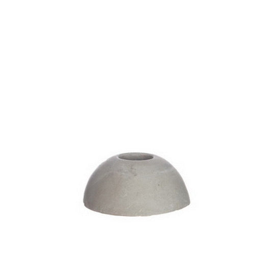 Ronde kaarsenhouder Ø7 cm, height 3 cm, grey