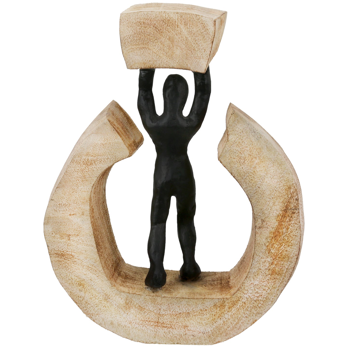 Man sterk, rond H. 22,5 cm