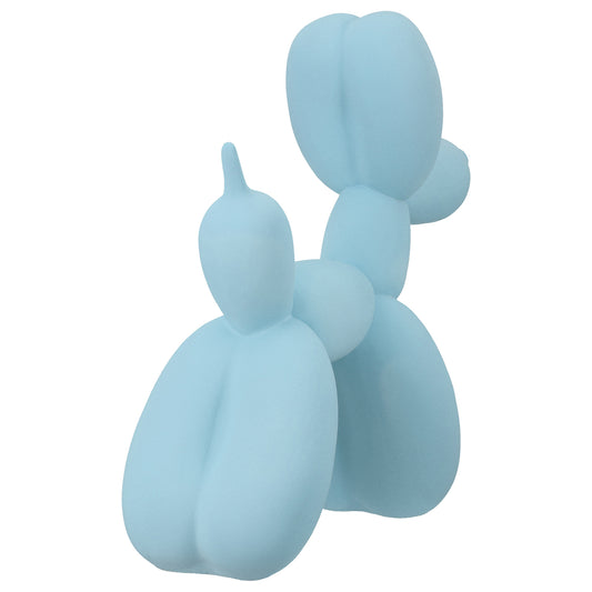 Ballonhond blauw H. 23 cm