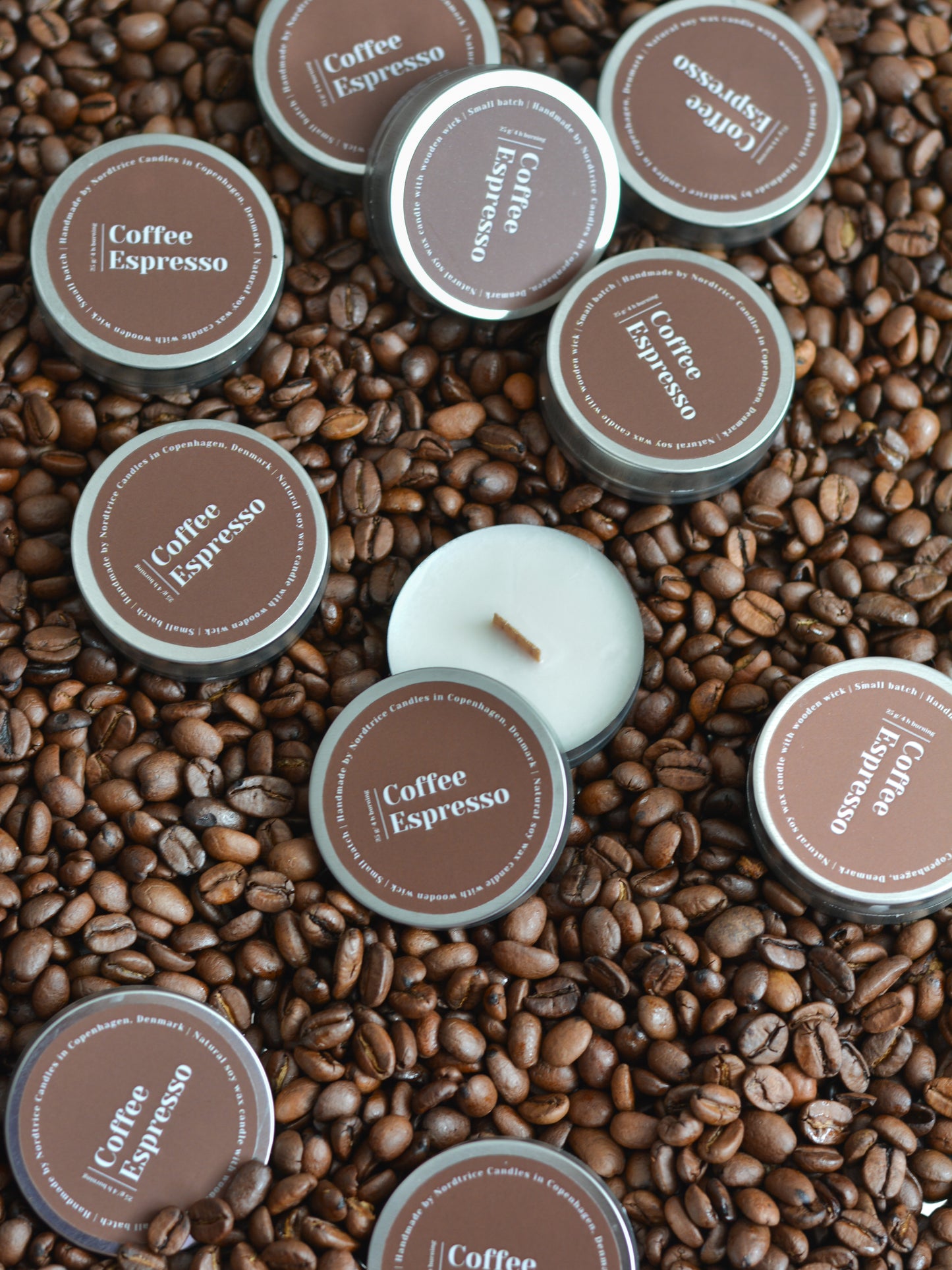 Mini scented soy candles, Espresso Coffee