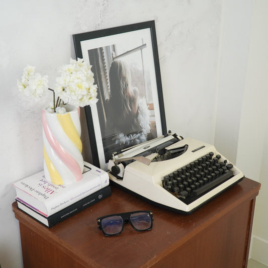 Vase - Marshmellow - Yellow/Pink/ White - 10,5x10,5x20cm