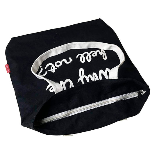 Totebags "Why The Hell Not" Zwart