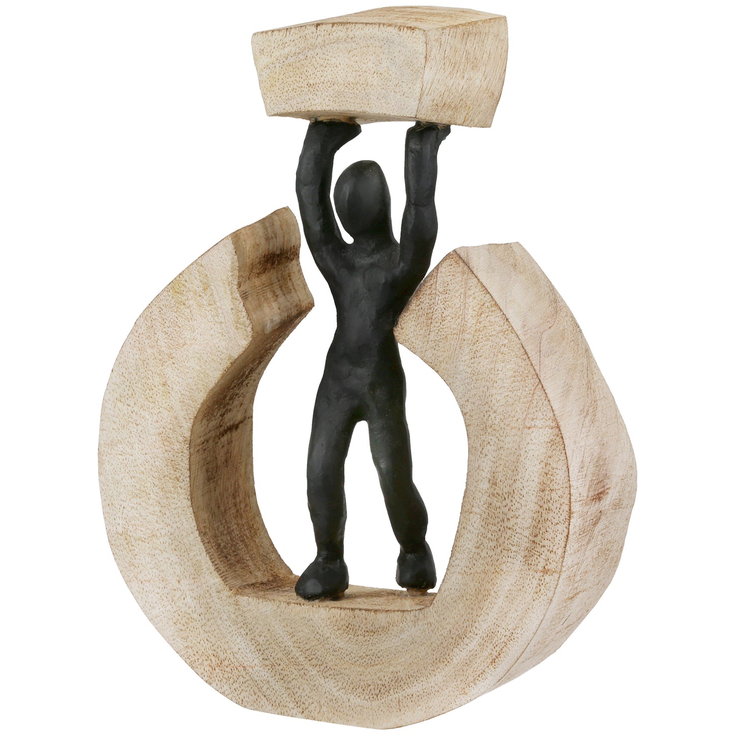 Man sterk, rond H. 22,5 cm