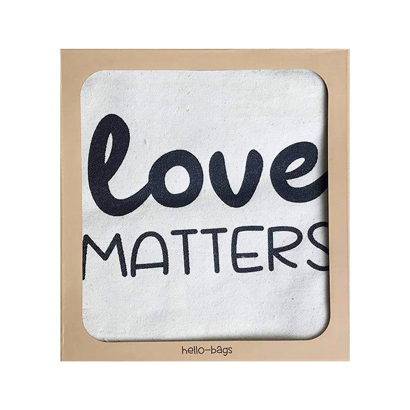 Totebags "Love matters" Wit