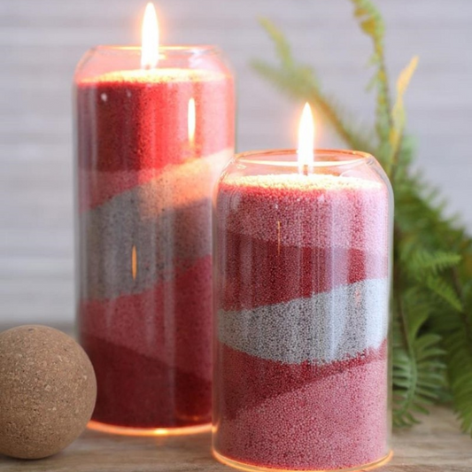 Pearlsand scented candle 400gr rose