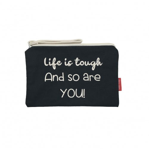 Handbags "LIFE IS TOUGH AND SO ARE YOU!" Wit