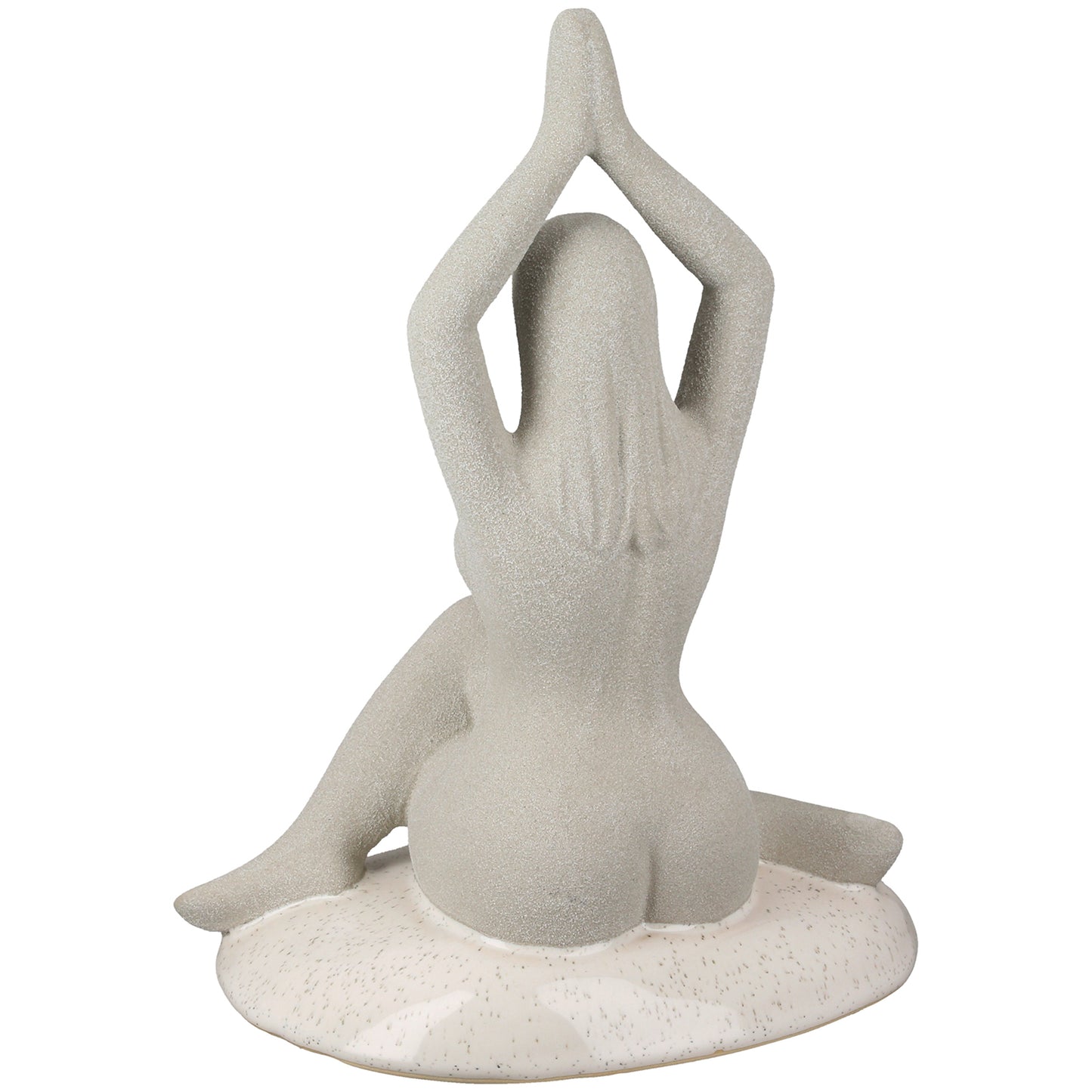 Vrouw steen H. 22,5 cm