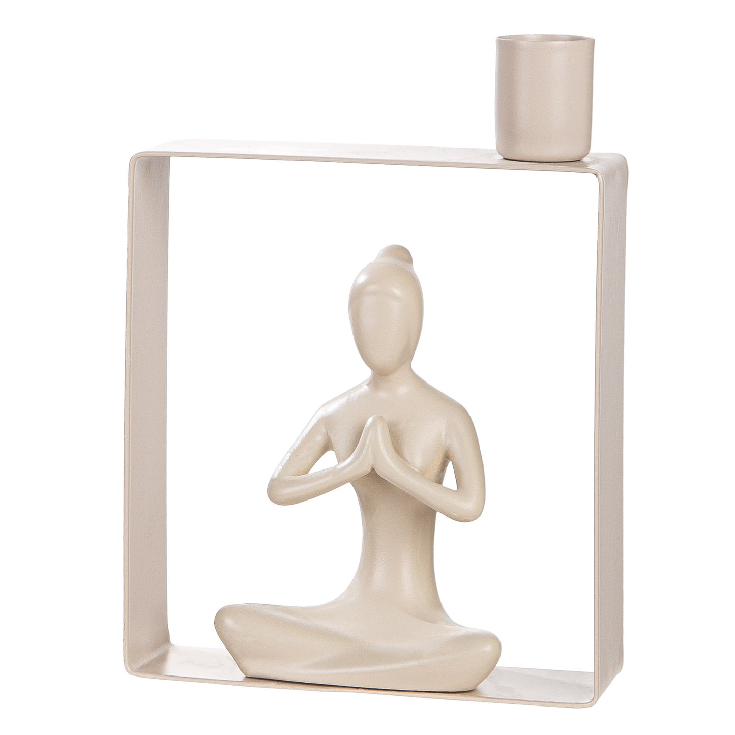 Kaarsenhouder yoga 1