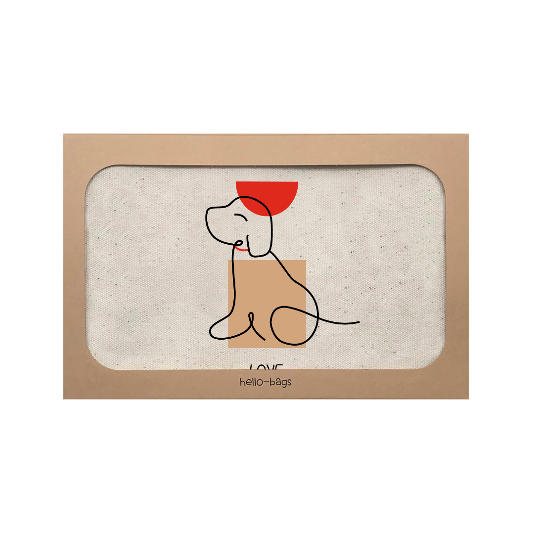 Handbags "LOVE BARKS" Wit