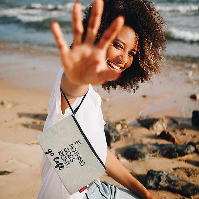 Handbags "IF Nothing Goes Right, Go Left" Wit