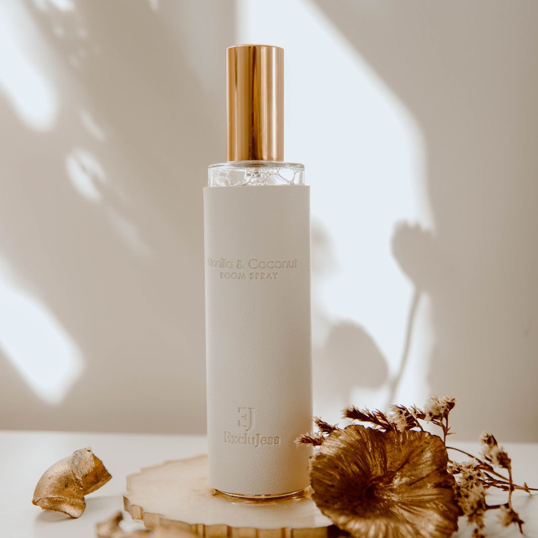 Vanille en coconut white leather feel roomspray