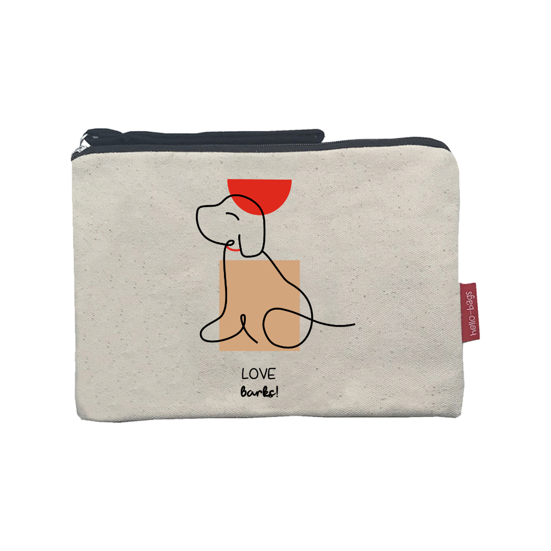 Handbags "LOVE BARKS" Wit