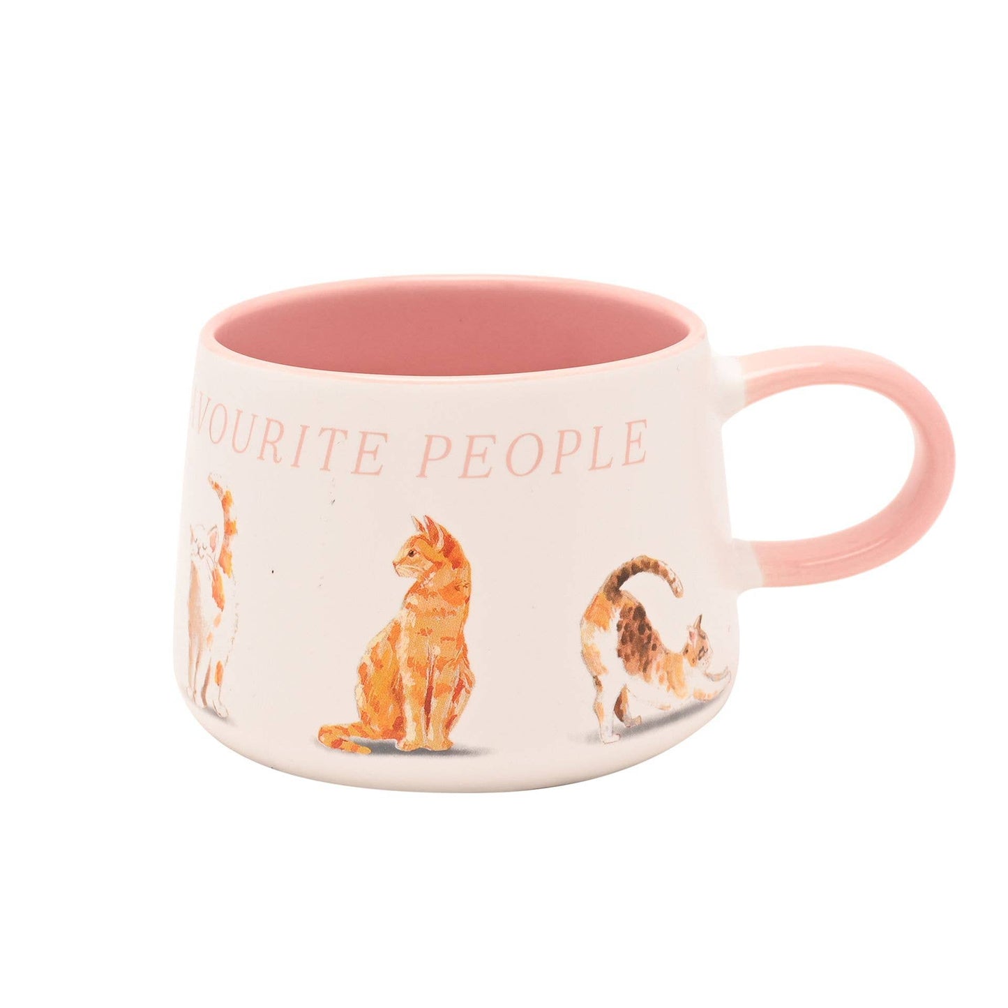 De Wildlife door Ling Designs Keramische Mok "Katten Zijn Mijn Favoriete Mensen"