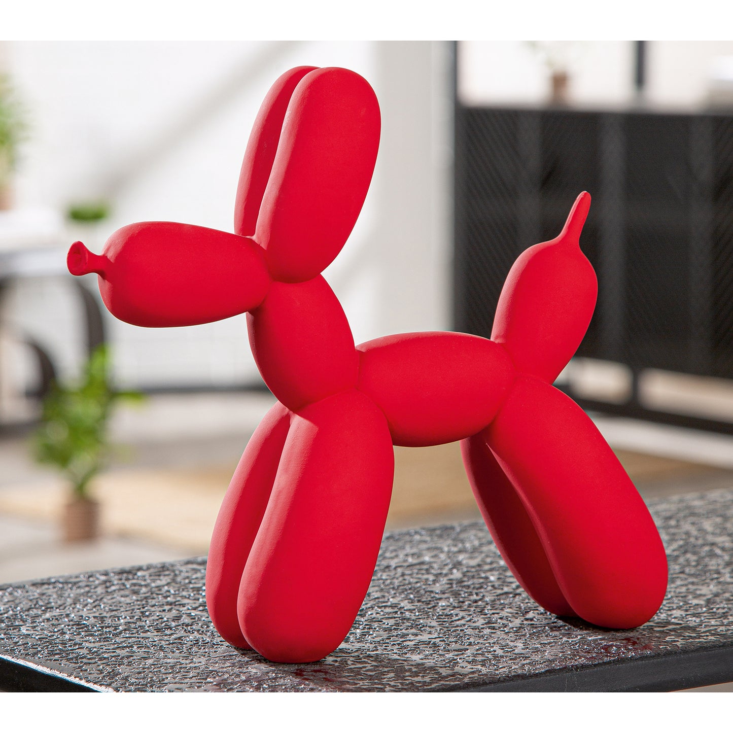 Ballonhond rood H. 23 cm