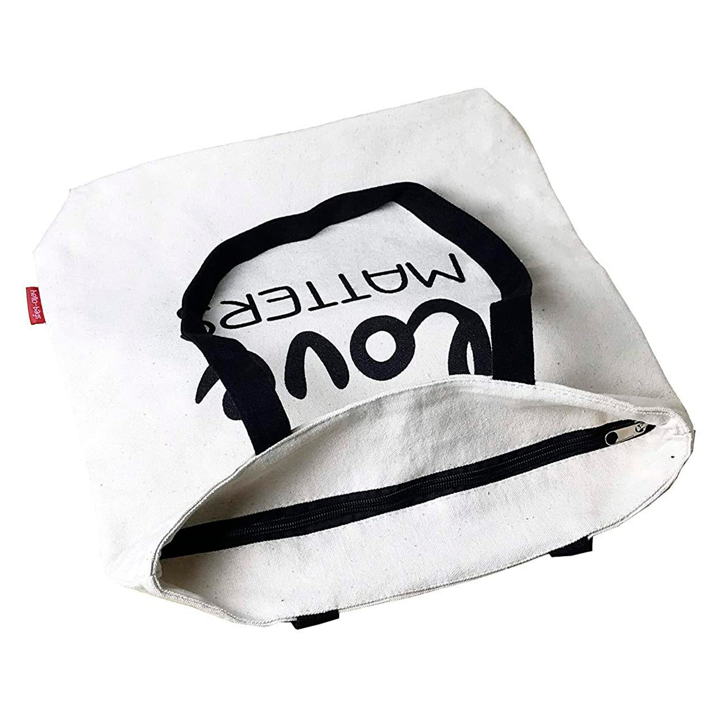 Totebags "Love matters" Wit