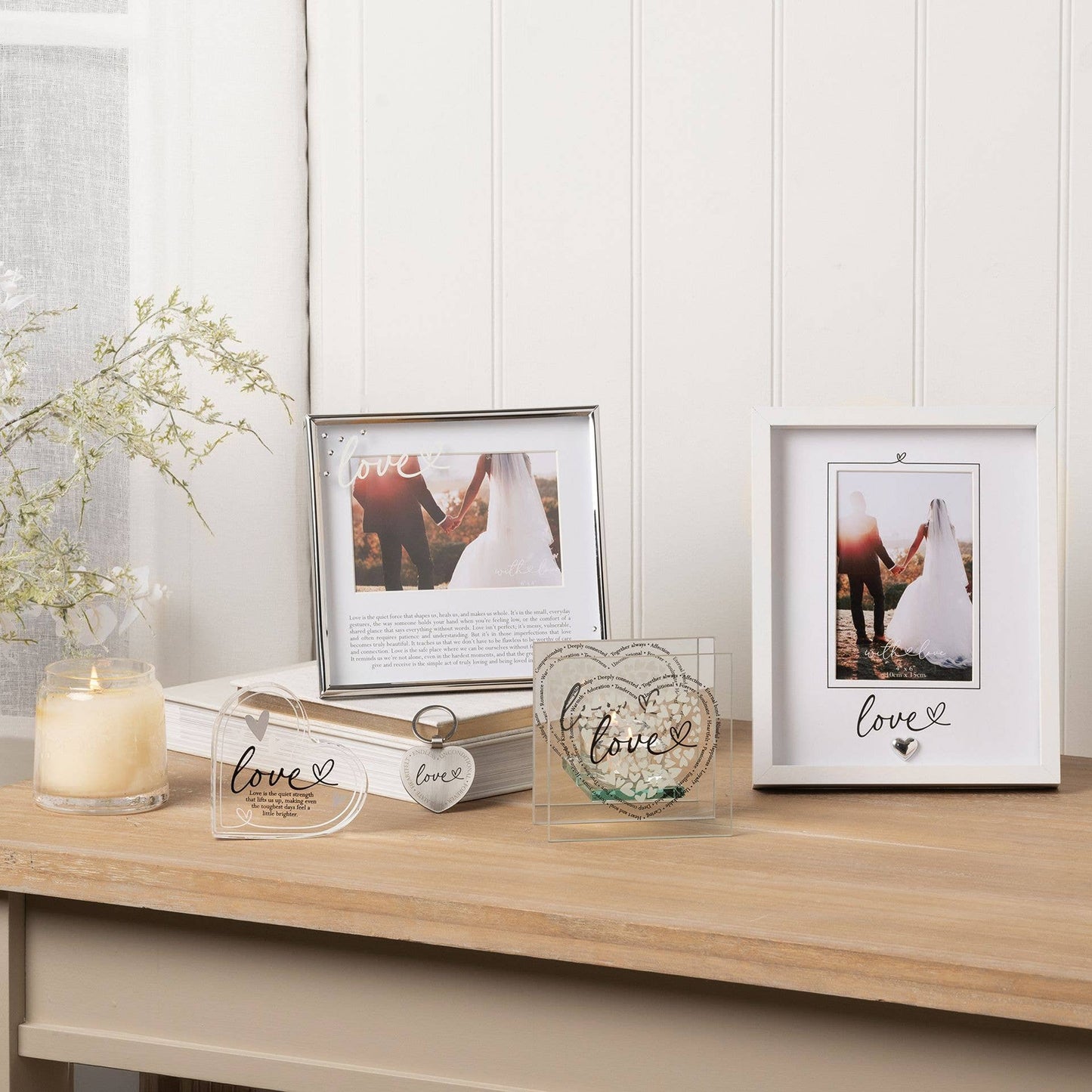 Met Liefde Hart Sleutelhanger - Liefde