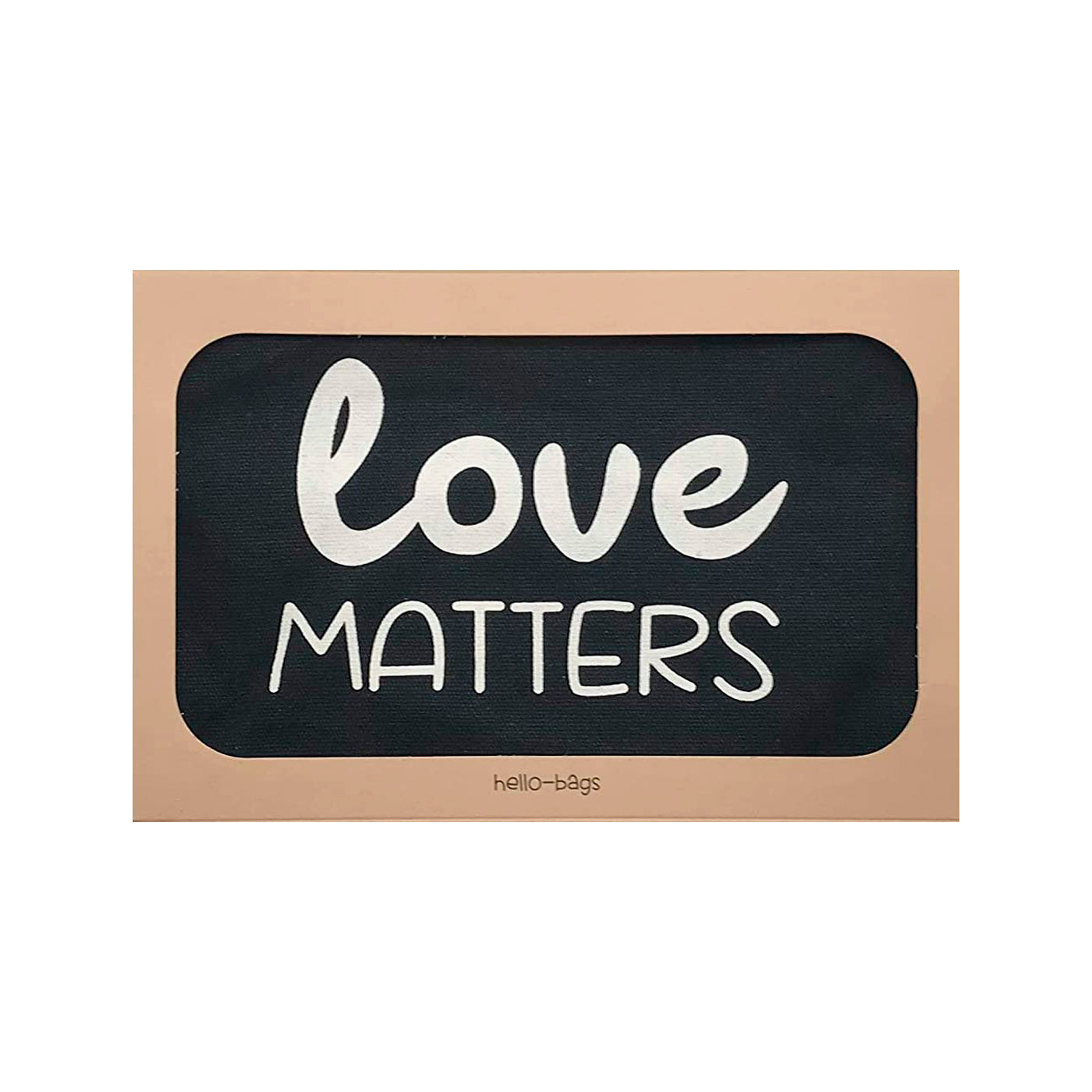 Handbags  "Love matters" Zwart