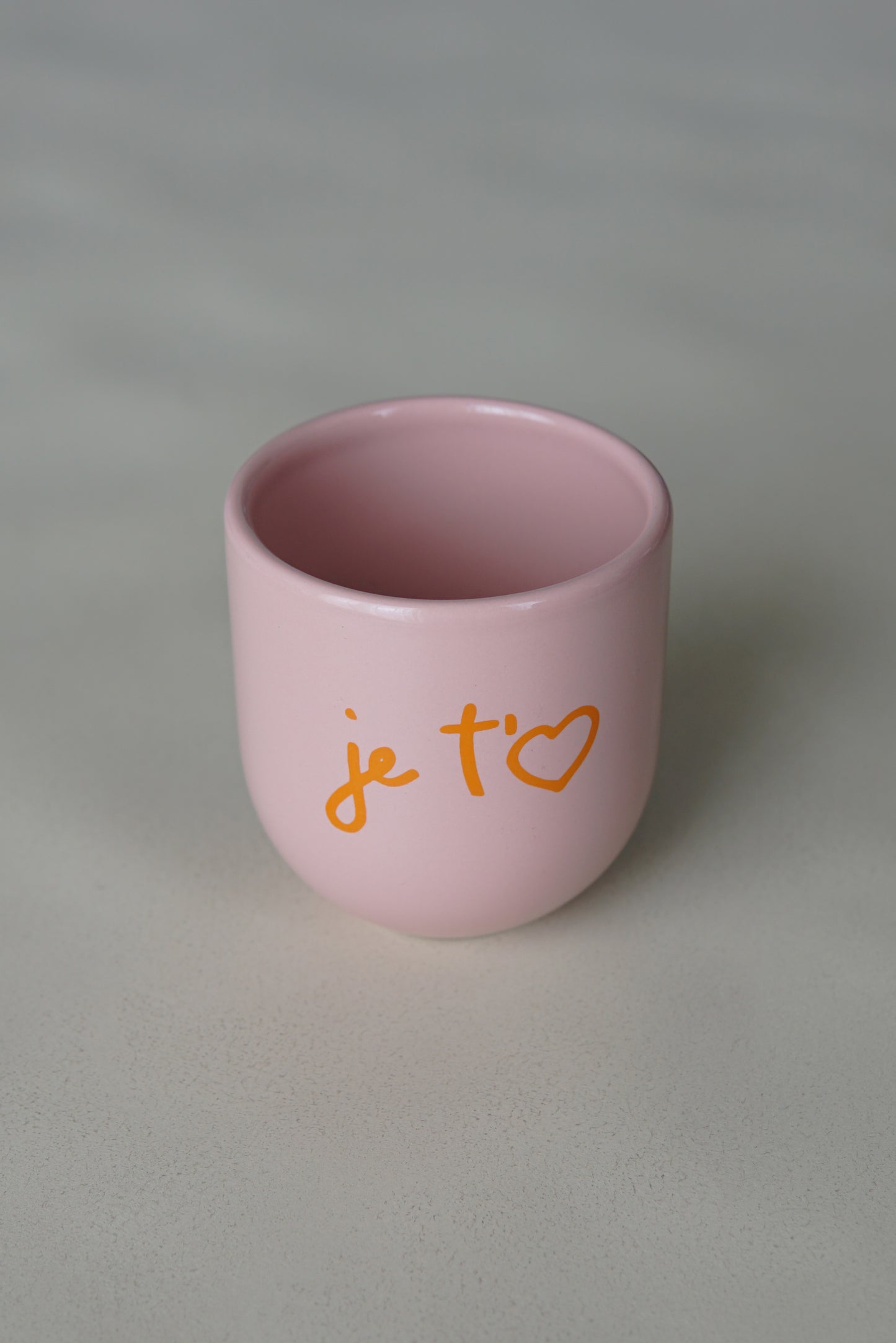 Sisi mug, Je t'eam pink