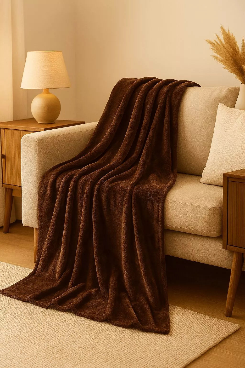 Plaid Chocolade 160x210