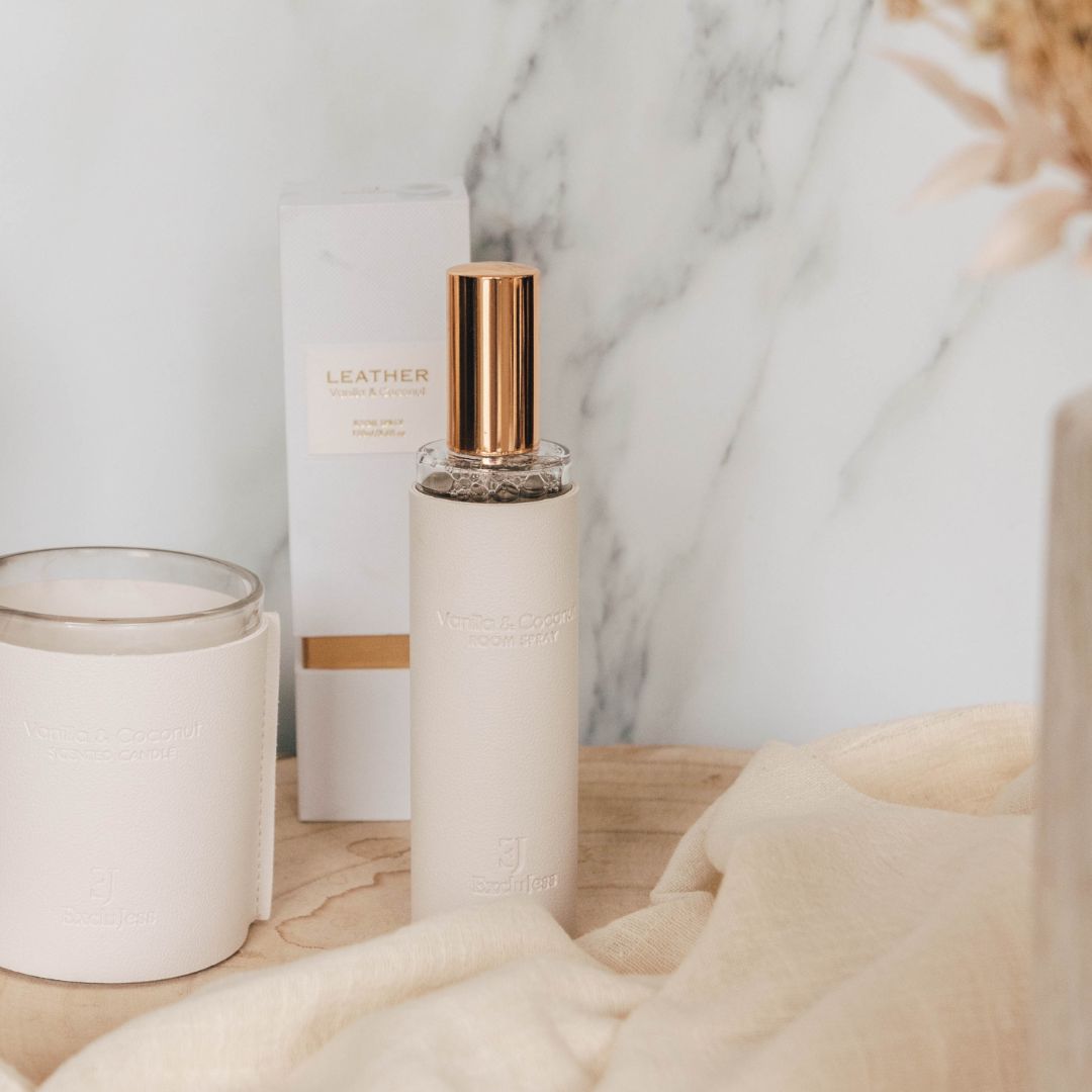 Vanille en coconut white leather feel roomspray