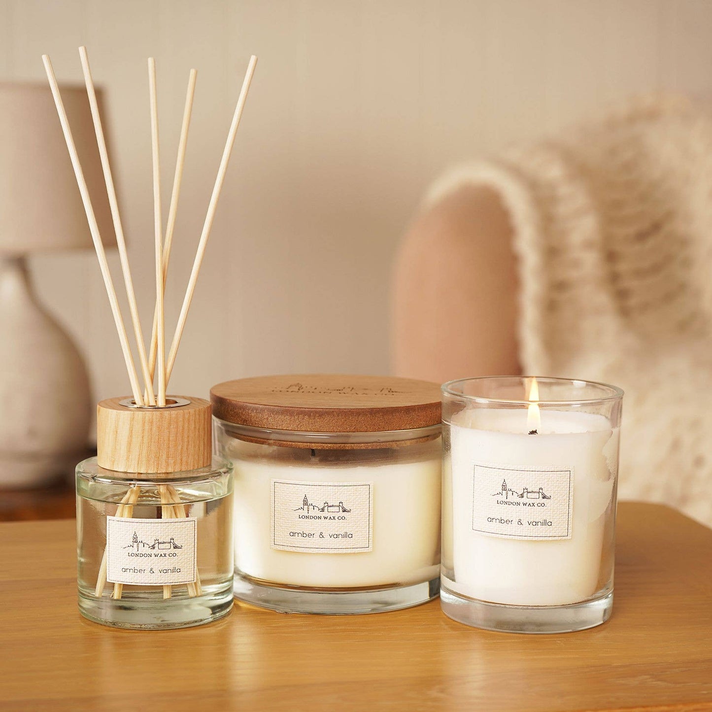 De London Wax Company Amber & Vanille Diffuser 100ml